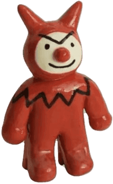 red clay figure
